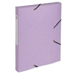 Exacompta Elastikmappe A4 Pastel Ass