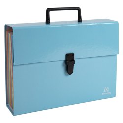 Exacompta Hamonikamappe 18 Rum Aquarel Ass farver