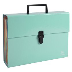 Exacompta Hamonikamappe 18 Rum Aquarel Ass farver