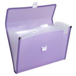 Exacompta Hamonikamappe Plast 13 Rum Ass farver