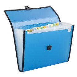 Exacompta Hamonikamappe Plast 13 Rum Ass farver