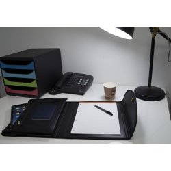 Exacompta Konference / Harmonika Mappe Sort 6 rum