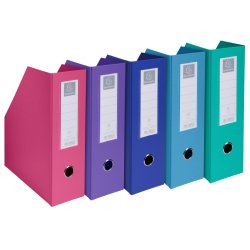 Exacompta Tidsskriftkassette A4  10 cm Ass Farver