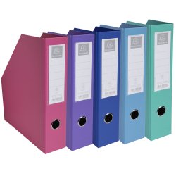 Exacompta Tidsskriftkassette A4  7 cm Ass Farver