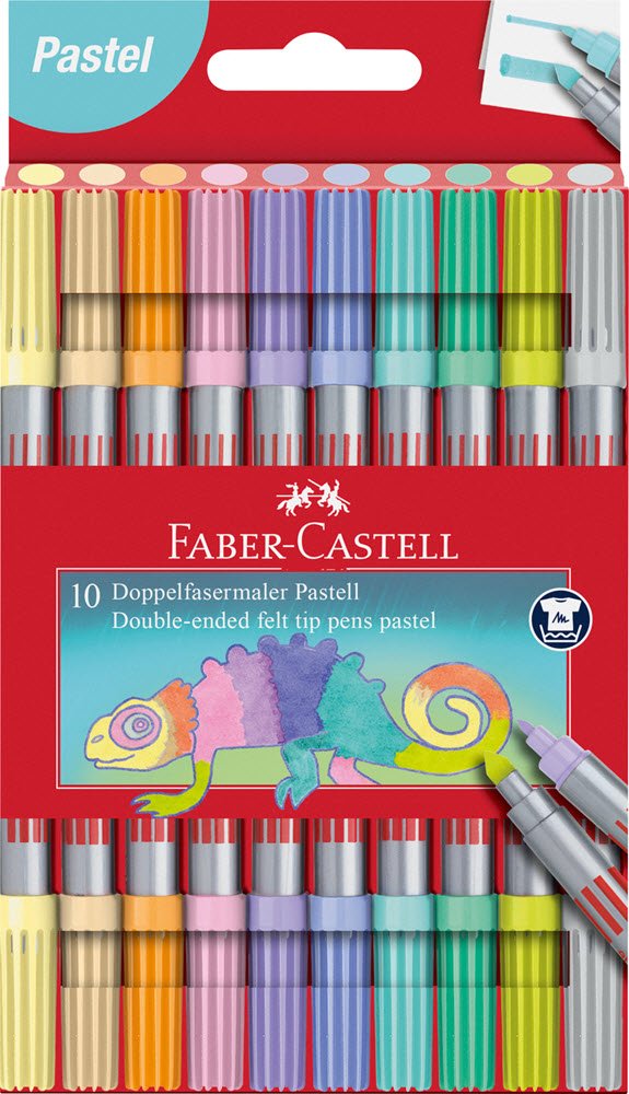 Faber-Castell Dobb. Tusser 10 stk. Pastel