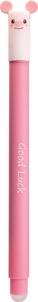 Faber-Castell Gel Roller m. viskelder Lyserd Grisling