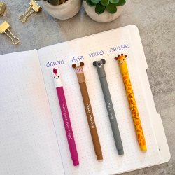 Faber-Castell Gel Roller m. viskelder brun Monkey