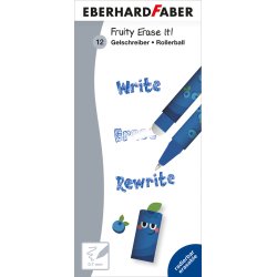 Faber-Castell Gel Roller m. viskel�der Bl�b�r