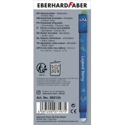 Faber-Castell Gel Roller m. viskel�der Bl�b�r