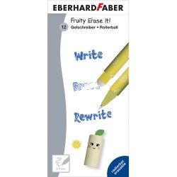 Faber-Castell Gel Roller m. viskel�der Citron