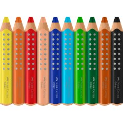 Faber-Castell Gribbi 10 stk. inkl. XXL spidser