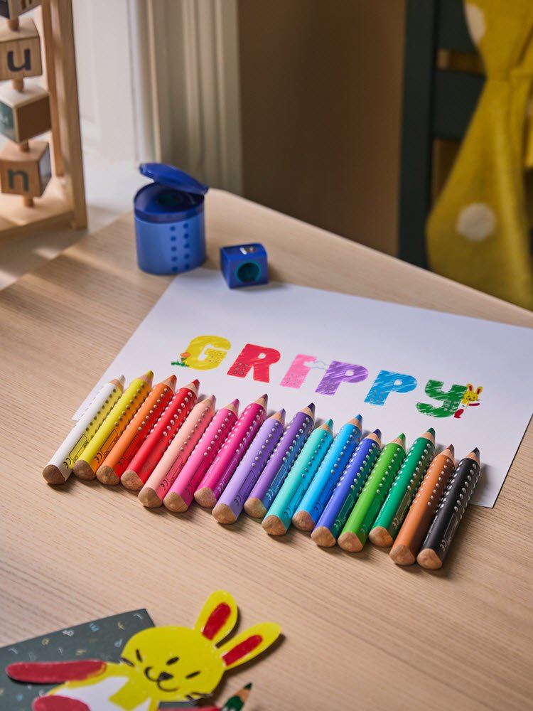 Faber-Castell Gribbi 10 stk. inkl. XXL spidser
