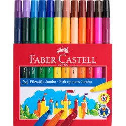 Faber-Castell Jumbo tusser 24 stk.