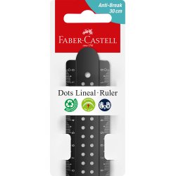 Faber-Castell Lineal 30cm Bl eller Sort 1 stk.