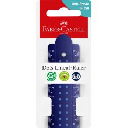 Faber-Castell Lineal 30cm Bl eller Sort 1 stk.