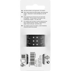 Faber-Castell Lineal 30cm Bl eller Sort 1 stk.