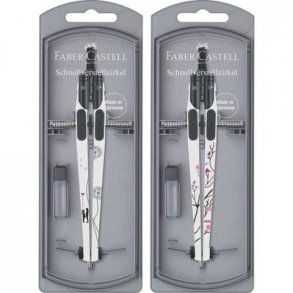 Faber-Castell Passer i hvid m. detaljer