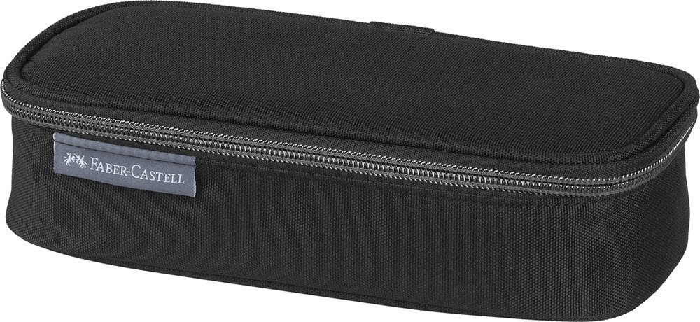 Faber-Castell Penalhus stof 1 rum Sort