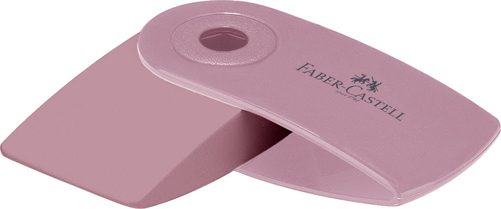 Faber-Castell Viskelder Sleeve mini 3 ass farver 1 stk.