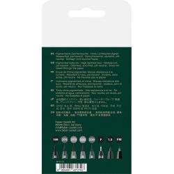 Faber-Castell Artist Pen 8 ass. Sort og Gr