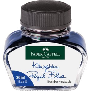 Faber-Castell ink glas 30ml Bl