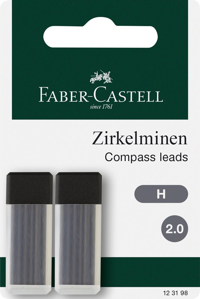Stifter til passer 2,0mm 2x6 stk. H