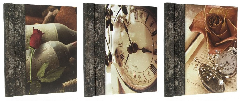 Fotoalbum m.  40 selvklbende sidder old watch