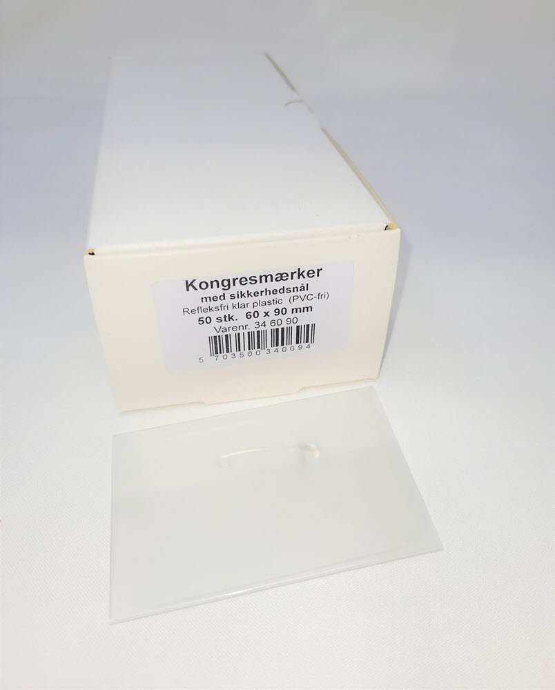 Kongresm�rker 60 x 90mm