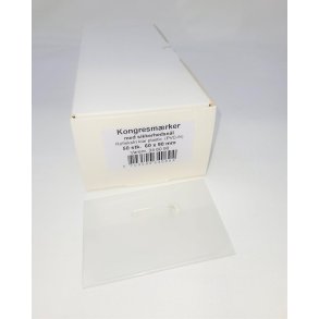 Kongresm�rker 60 x 90mm