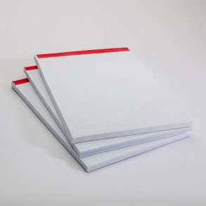 Telefonblok A5 m. stub kvadreret