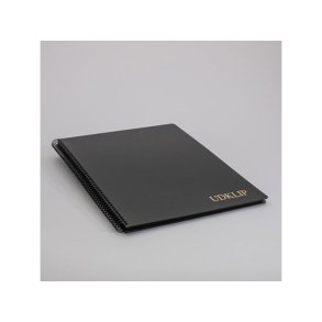Udklipsbog Folio 24,4x34,2cm m. 25 gule sider