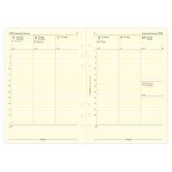 Filofax 2026 A5 Refil Uge pr. opslag Vertikal