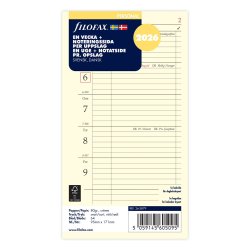 Filofax 2026 Personal Refil uge pr. side m. notat