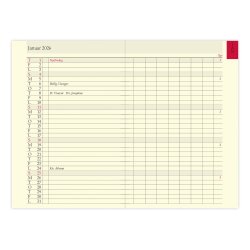 Filofax 2026 Pocket Mnedsoversigt
