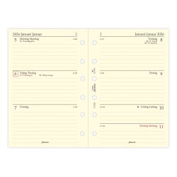 Filofax 2026 Pocket Refil rspakke uge pr. Opslag