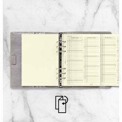 Filofax 2028 A5 rsoversigt