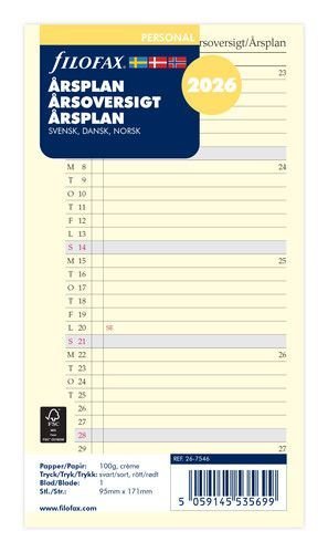 Filofax 2026 rsplan Personal