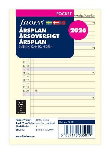 Filofax 2026 rsplan Pocket