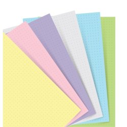 Filofax A6 til Notebook pastel DOT 60 lse ark