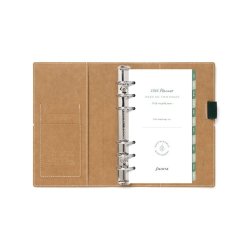 Filofax Eco personal Dark Walnut Omslag m. uge kal