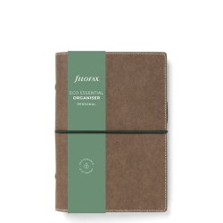 Filofax Eco personal Dark Walnut Omslag m. uge kal