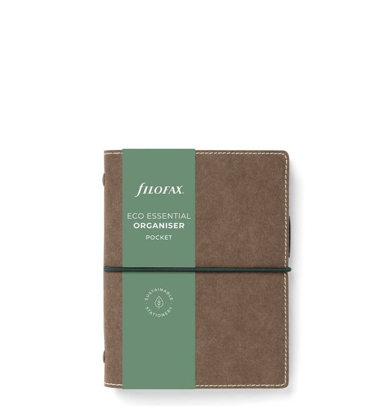 Filofax Eco pocket Dark Walnut Omslag m. uge kal.