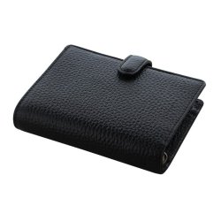 Filofax Lder Omslag Mini Finsbury sort