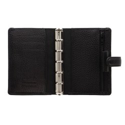 Filofax Lder Omslag Mini Finsbury sort