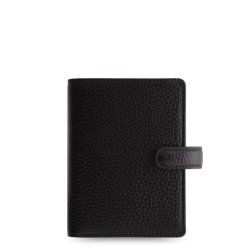 Filofax Lder Omslag Mini Finsbury sort