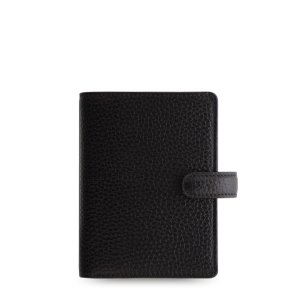 Filofax Lder Omslag Mini Finsbury sort