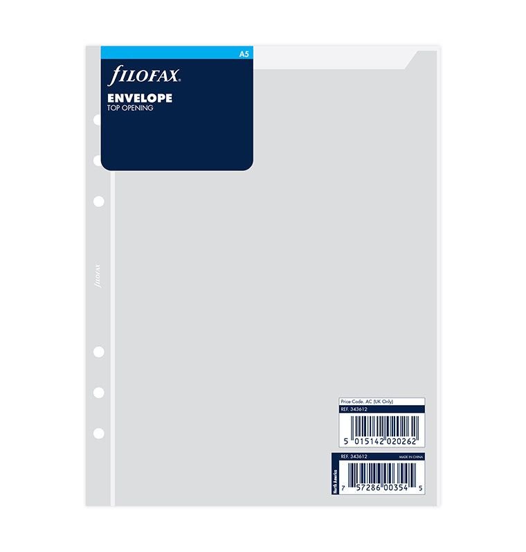 Filofax plastiklomme A5 1 stk. 