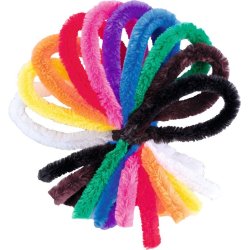 Chenille Piberenser Bl Nuancer 10stk 50cm 8