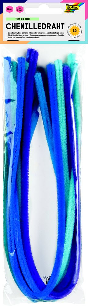 Chenille Piberenser Bl Nuancer 10stk 50cm 8