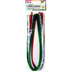 Chenille Piberenser Glitter/u Glitter 10s. 50cm 8